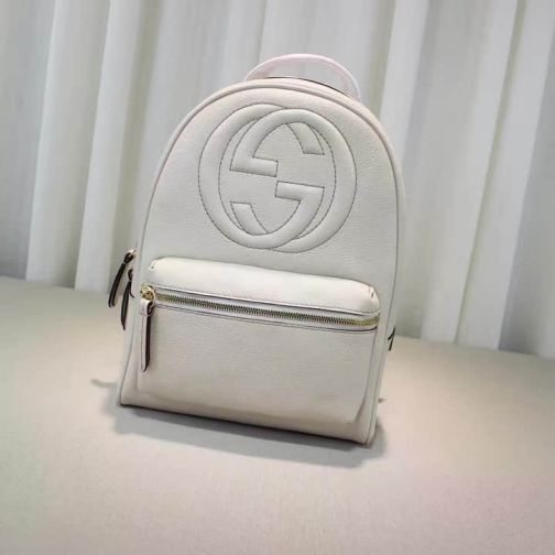 GG 2016 NEW 431570 White g Soho Chain Women Backpack Bags