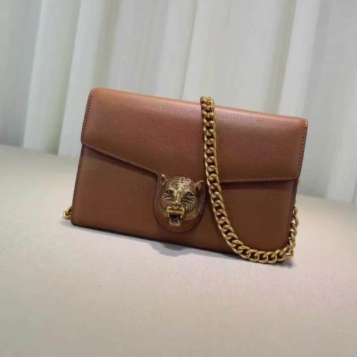 GG NEW Chain Bronze 414984 Brown Women Shoulder Bags