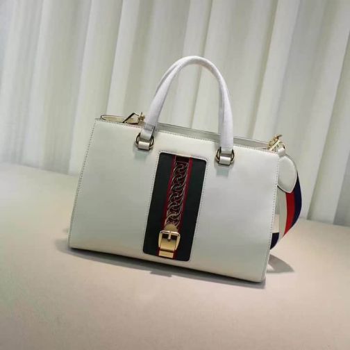 GG 453790 White Tote Women Clutch Bags