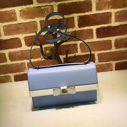 GG 432680 Blue Butterfly Crossbody Women Shoulder Bags