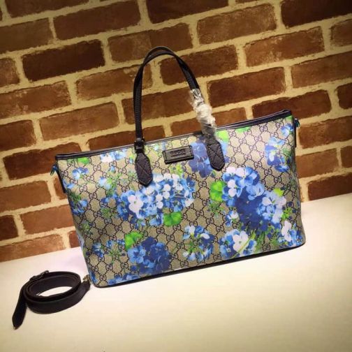 GG 16 NEW PVC Tote 410748 Blue Women Clutch Bags