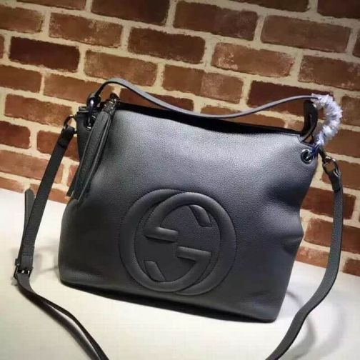 GG NEW Crossbody Tote 408825 Grey Women Shoulder Bags