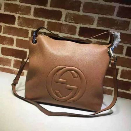 GG 2015NEW Crossbody Tote soho Large 408825 Brown Women Shoulder Bags