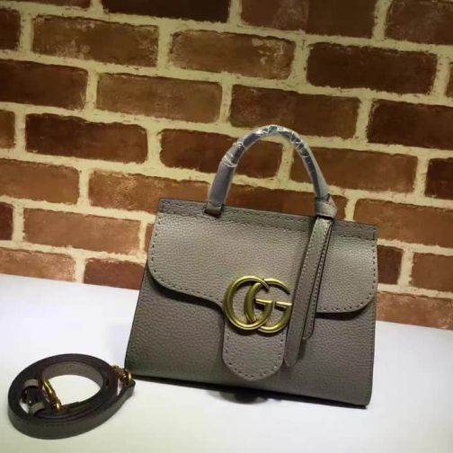 GG Crossbody Tote LOGO 442622 Grey Women Clutch Bags