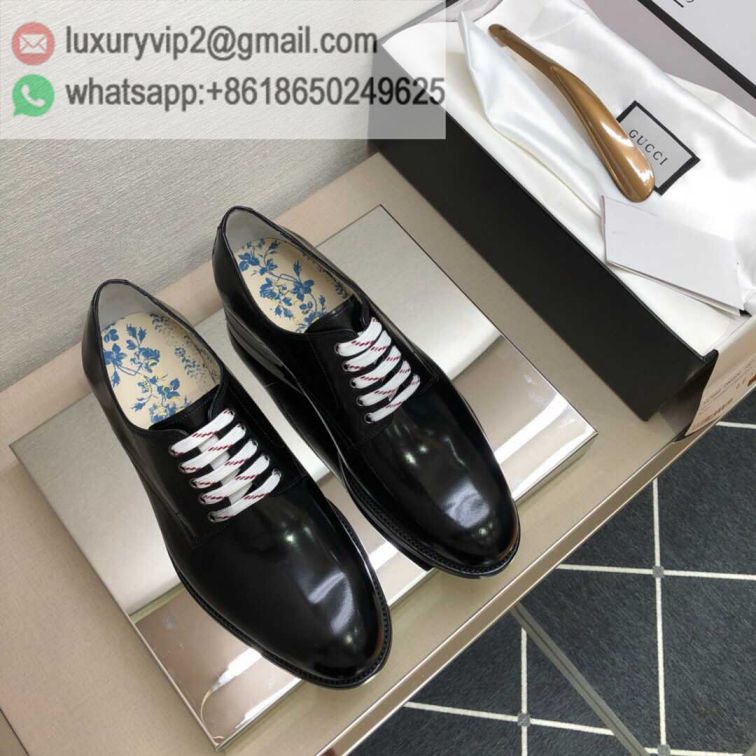 GG Men Leather Shoes