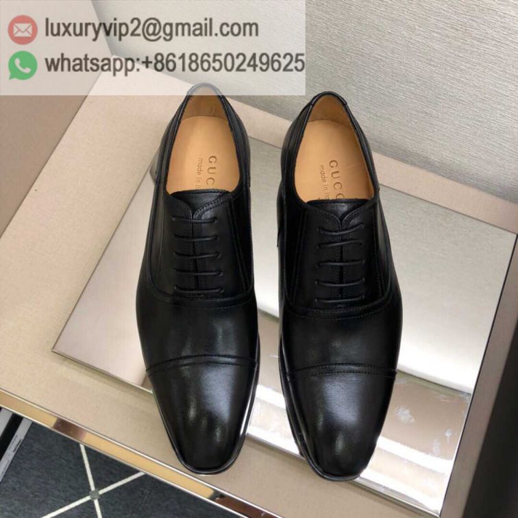 GG Men Leather Shoes