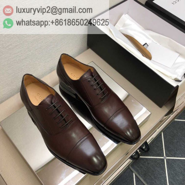 GG Men Leather Shoes