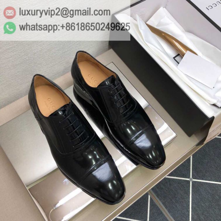 GG Men Leather Shoes