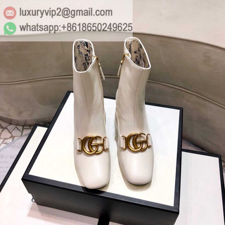 GG 2019FW Women Leather Boots