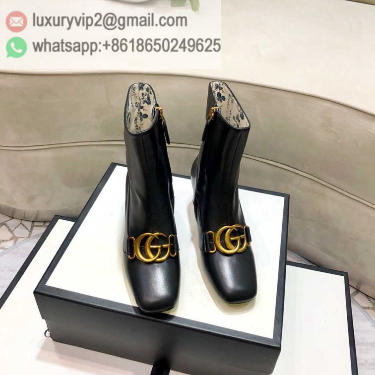 GG 2019FW Women Leather Boots