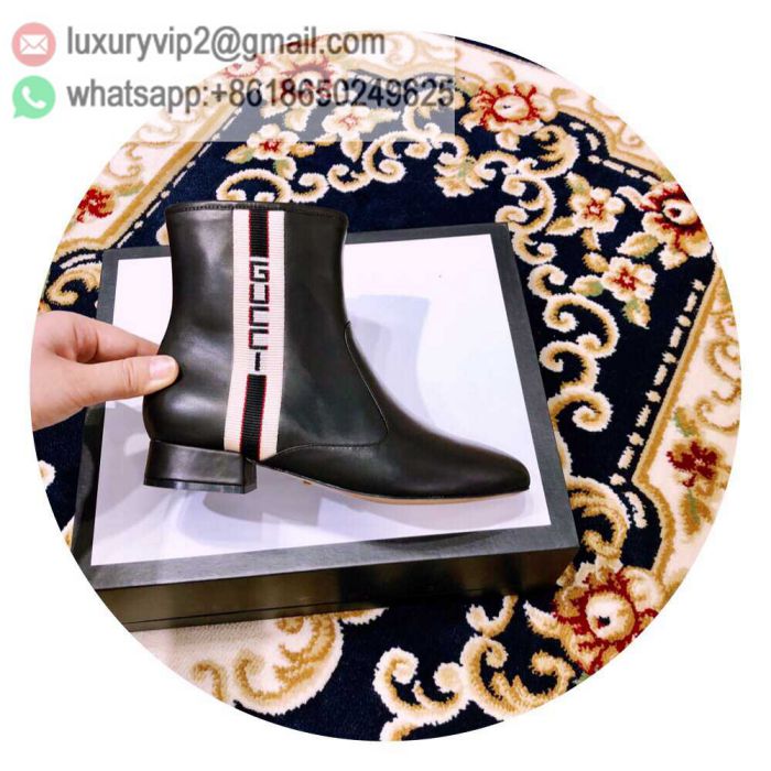 GG 2019FW Women Leather Boots