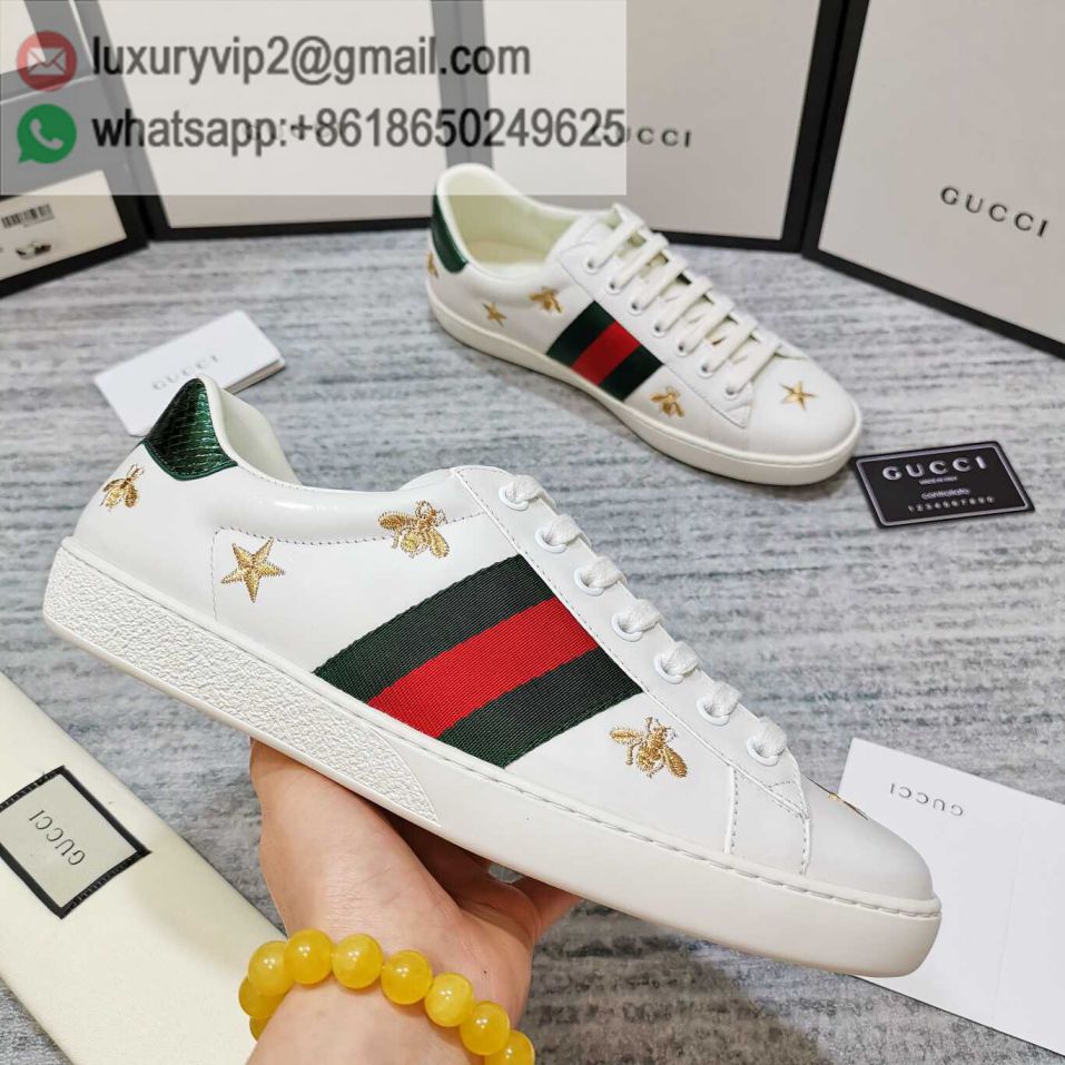 GG White Ace Classic LOW Unisex Sneakers