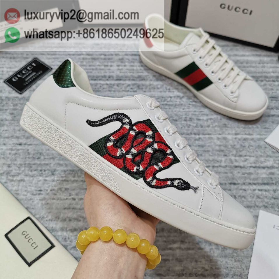 GG White Ace Classic LOW Unisex Sneakers