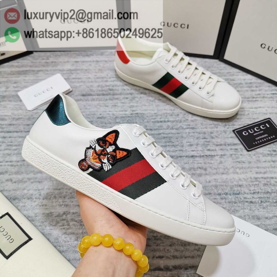 GG White Ace Classic LOW Unisex Sneakers