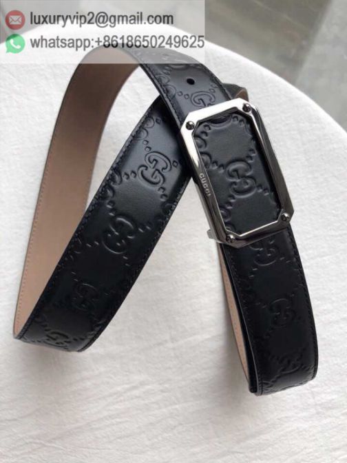 GG 35MM Cutout Embossing Men Belts