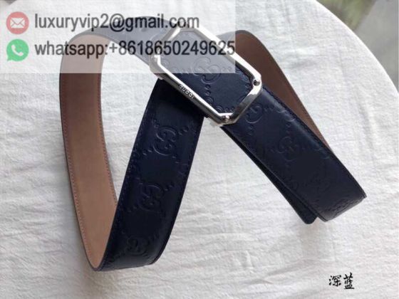 GG 35MM Cutout Embossing Men Belts