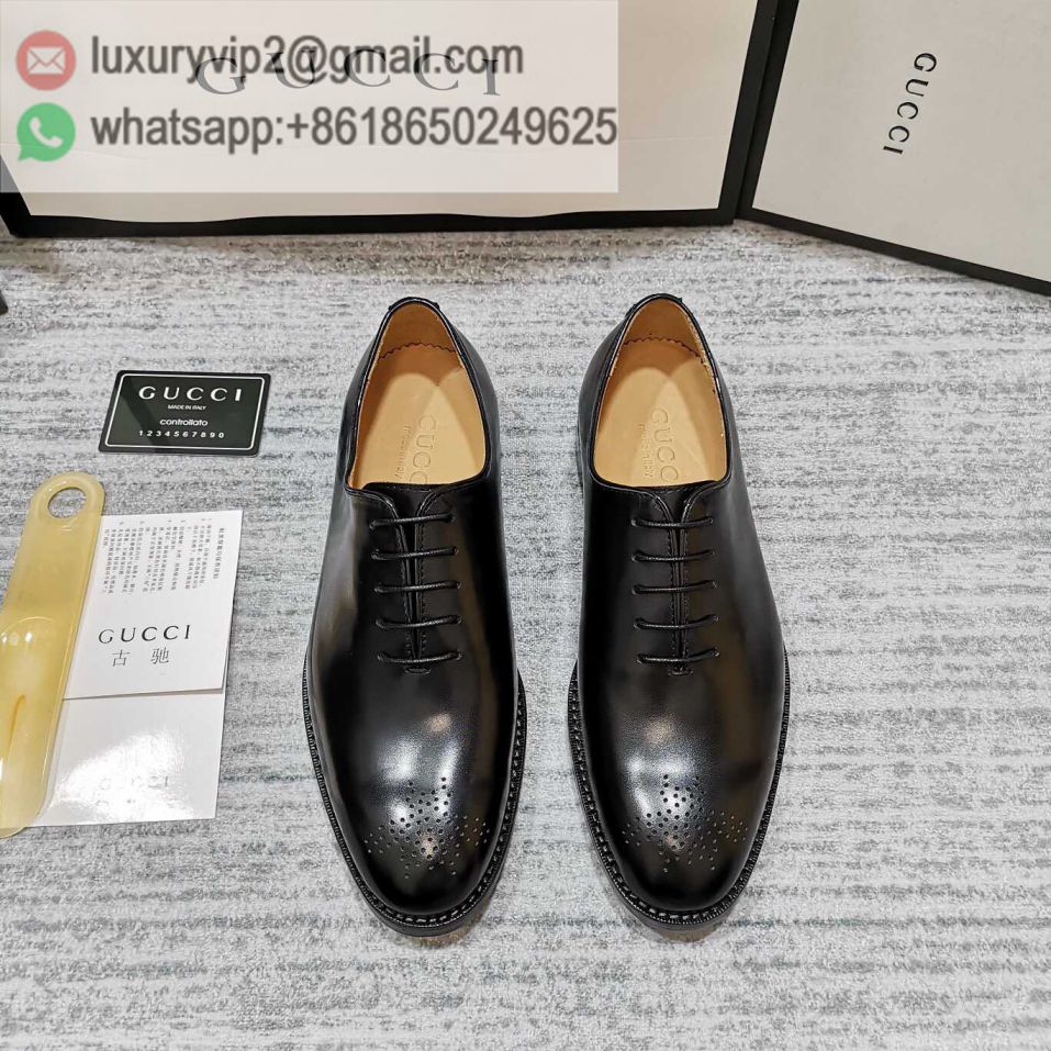 GG Men Leather Shoes