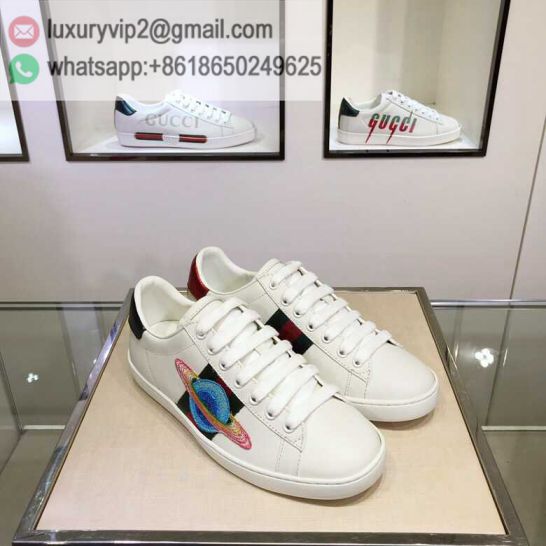 GG White Ace Classic LOW Unisex Sneakers