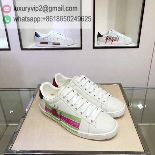 GG White Ace Classic LOW Unisex Sneakers