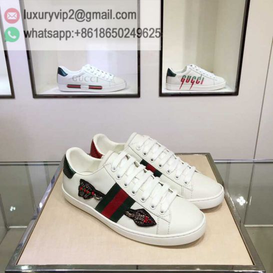 GG White Ace Classic LOW Unisex Sneakers