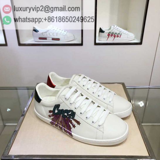 GG White Ace Classic LOW Unisex Sneakers