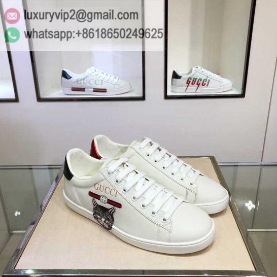 GG White Ace Classic LOW Unisex Sneakers