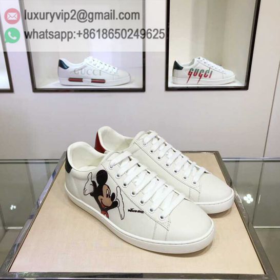 GG White Ace Classic LOW Unisex Sneakers