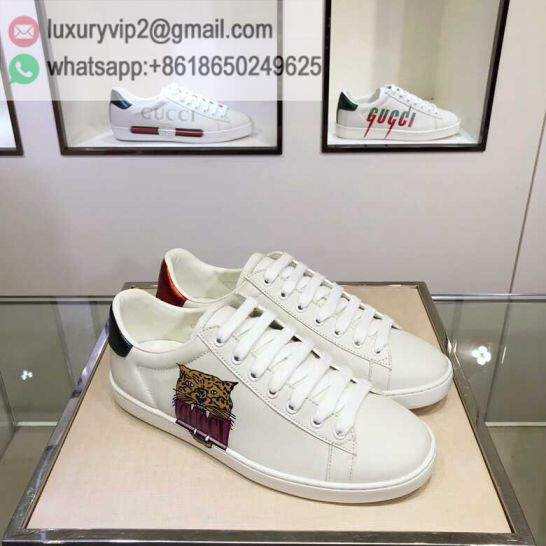 GG White Ace Classic LOW Unisex Sneakers