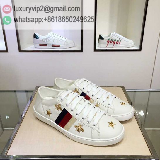 GG White Ace Classic LOW Unisex Sneakers