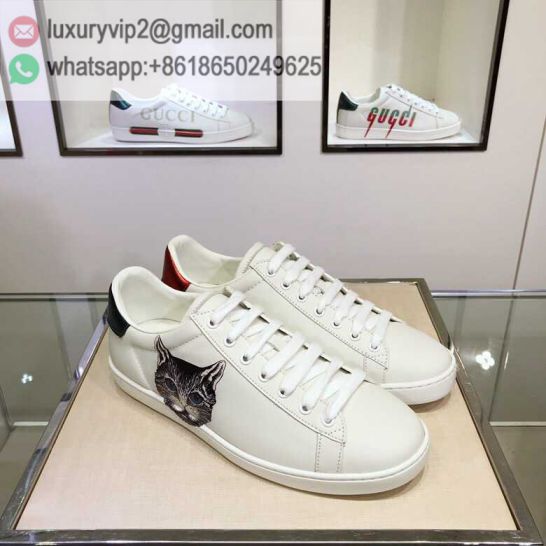 GG White Ace Classic LOW Unisex Sneakers