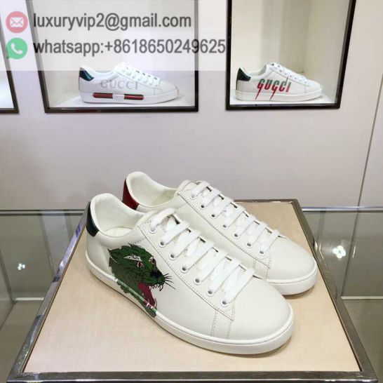 GG White Ace Classic LOW Unisex Sneakers