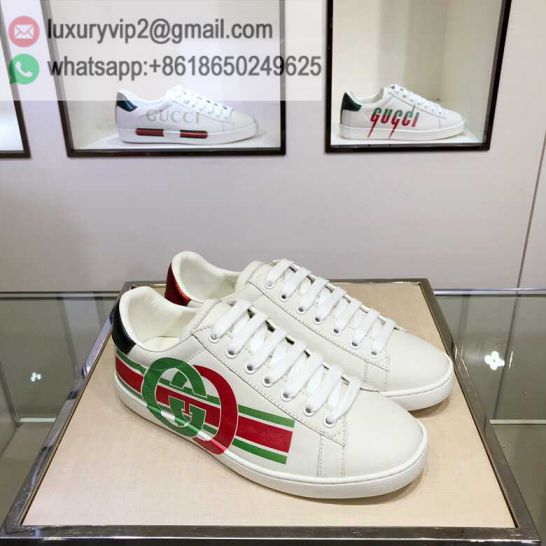 GG White Ace Classic LOW Unisex Sneakers