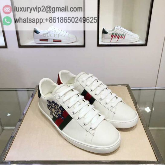 GG White Ace Classic LOW Unisex Sneakers