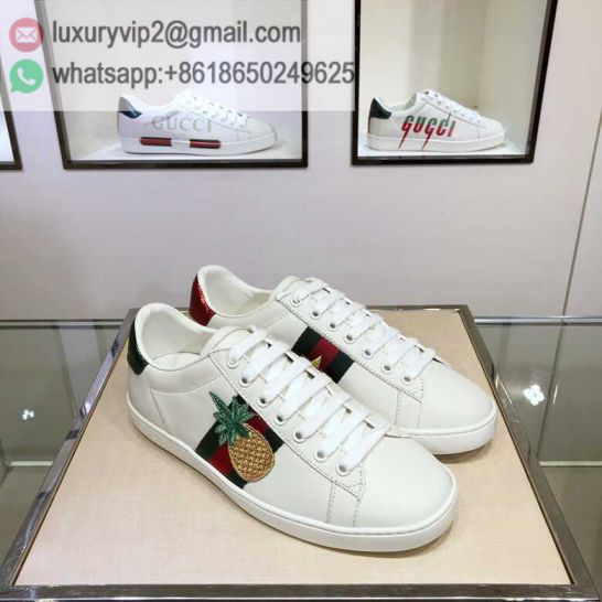 GG White Ace Classic LOW Unisex Sneakers