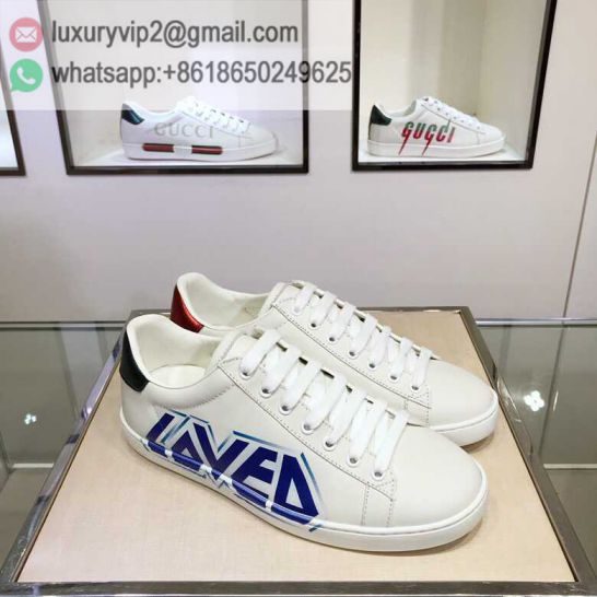 GG White Ace Classic LOW Unisex Sneakers