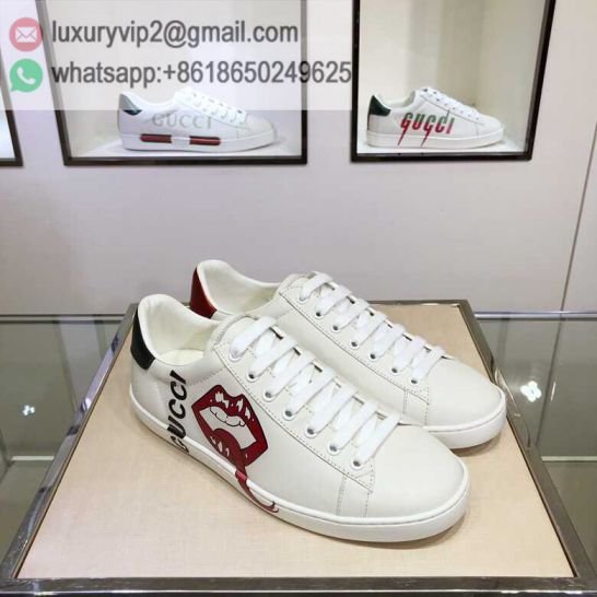 GG White Ace Classic LOW Unisex Sneakers