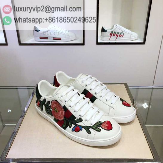 GG White Ace Classic LOW Unisex Sneakers