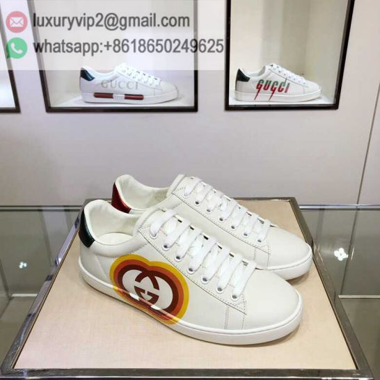 GG White Ace Classic LOW Unisex Sneakers