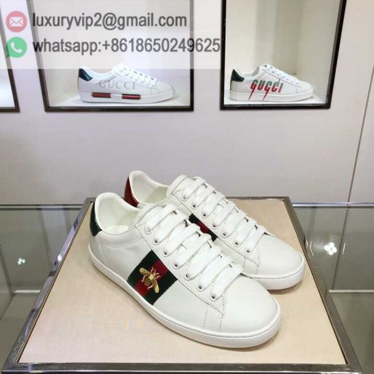 GG White Ace Classic LOW Unisex Sneakers