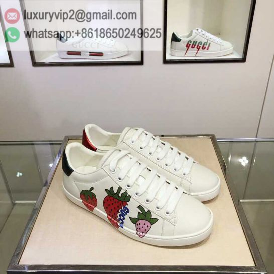 GG White Ace Classic LOW Unisex Sneakers