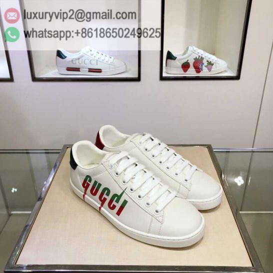 GG White Ace Classic LOW Unisex Sneakers