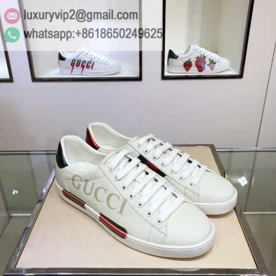 GG White Ace Classic LOW Unisex Sneakers