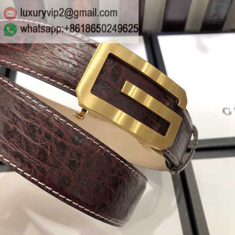 GG Leather 3.5cm Men Belts