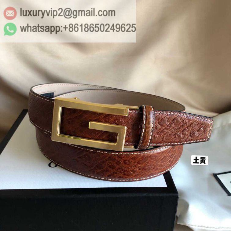 GG Leather 3.5cm Men Belts