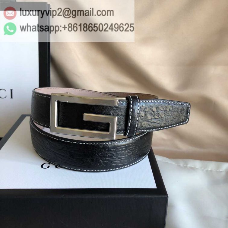 GG Leather 3.5cm Men Belts