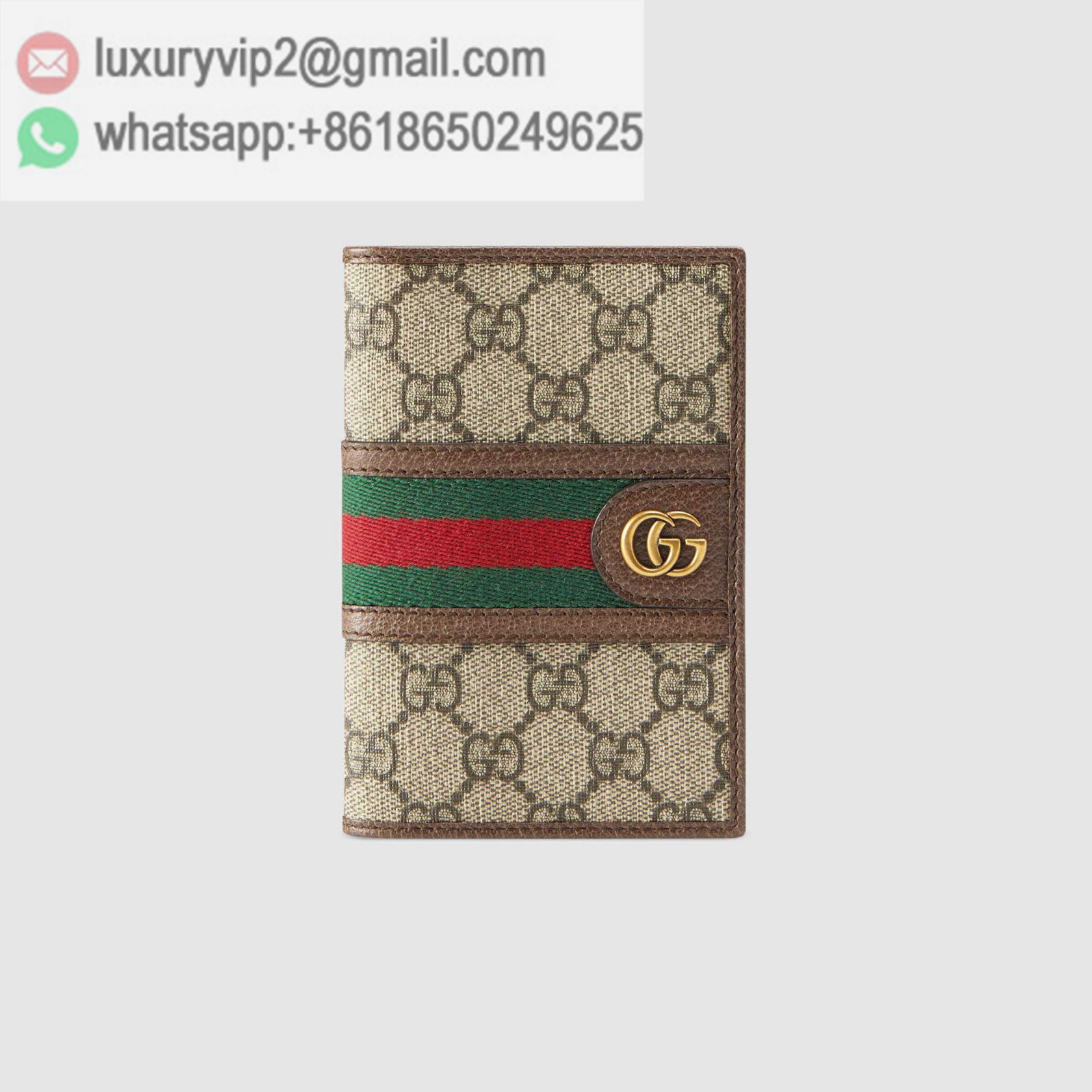 GG Ophidia GG Passport 597620 96IWT 8745 Men Card Holder