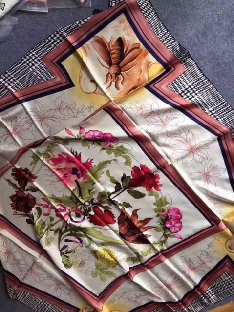 GG Bee Vintage 16mm Silk Women Scarves