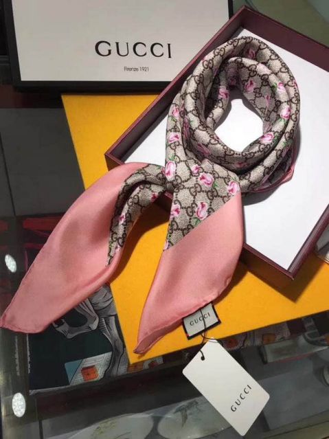 GG 100% Silk Women Scarves