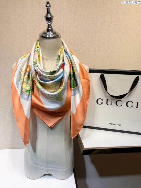 GG 2018SS Silk Women Scarves