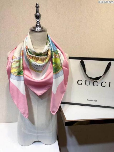 GG 2018SS Silk Women Scarves